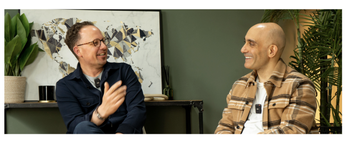 Two agents in conversation for the Real Agency podcast